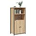 Credenza Rovere Sonoma 62x36x121,5 Cm In Legno Multistrato - Foto miniatura 3