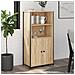 Credenza Rovere Sonoma 62x36x121,5 Cm In Legno Multistrato - Foto miniatura 1