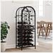 Portavini Da 41 Bottiglie Nero 45x36x120cm In Ferro Battuto - Foto miniatura 1