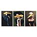 Quadro Dkd Home Decor Donna 60 X 3 X 80 Cm Moderno (3 Pezzi) - Foto miniatura 1