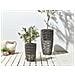 Set Di 2 Vasi Per Piante Chelone Rattan Sintetico 26/34 Cm Marrone - Foto miniatura 1