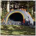 Tenda Campeggio 3 Persone Grigio e Arancione a Rilascio Rapido - Foto miniatura 6