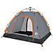 Tenda Campeggio 3 Persone Grigio e Arancione a Rilascio Rapido - Foto miniatura 8