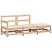 Set Salotto Da Giardino 3 Pz In Legno Massello Di Pino - Foto miniatura 1