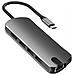 Hub Usb C 8 In 1 Con Usb 3.0, Hdmi, Rj45, Lettore Di Schede Sd /tf, Ricarica Pd Da 100 W - Foto miniatura 1