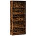 Libreria Rovere Fumo 80x30x189 Cm In Legno Multistrato - Foto miniatura 1