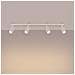 Lampada Da Soffitto Karbon 4l Beige Sl. 1603 - Minimalista Lampada Da Soffitto Beige 16.5x81x6.5 Cm - Foto miniatura 3