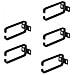 Ganci a D 1U per la gestione verticale dei cavi, Cable Manager per server /armadi rack 19", gancio per cavi di rete, anello guida per cavi, 5 Pezzi - Foto miniatura 1