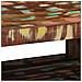 Tavolino Salotto Multicolore 70x50x38cm Legno Massello Recupero - Foto miniatura 2