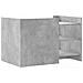 Tavolino Salotto Grigio Cemento 80x50x50 Cm Legno Multistrato - Foto miniatura 5