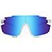 Occhiali Da Sole Sportivi Con Montatura Bianco Sabbia Black+blue - Foto miniatura 3