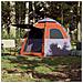 Tenda Campeggio Cabina 4 Pers. Grigio Arancione Rilascio Rapido - Foto miniatura 2