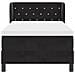 Letto a molle con materasso  Nero 90x190 cm in velluto - Foto miniatura 8