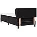 Letto a molle con materasso  Nero 90x190 cm in velluto - Foto miniatura 9