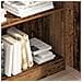Libreria Legno Antico 80x24x109 cm in Legno Multistrato - Foto miniatura 3