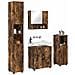 Set di mobili per il bagno 4 pcs Rovere fumo 61 x 35 x 64 cm - Foto miniatura 3