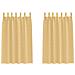 Tende con tende 2 pcs Beige Poliestere - Foto miniatura 1