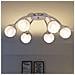 Lampadario Da Soffitto Con 6 Lampadine Led G9 240 W - Foto miniatura 7