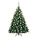 Albero di Natale artificiale con 300 LED Verde 180 cm PE e PVC - Foto miniatura 4