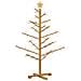 Albero di Natale in legno Marrone 125 cm Legno di pino massello - Foto miniatura 1