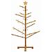 Albero di Natale in legno Marrone 125 cm Legno di pino massello - Foto miniatura 5