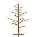Albero di Natale in legno Marrone 125 cm Legno di pino massello - Foto miniatura 6