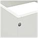 Bordura per Prato 6 pcs Bianco 40 x 40 x 13 cm Acciaio - Foto miniatura 6