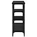 con lo scaffale Rovere nero 80 x 29 x 75 cm Legno multistrato - Foto miniatura 6