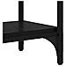 con lo scaffale Rovere nero 80 x 29 x 75 cm Legno multistrato - Foto miniatura 8