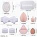 Set Di 10 Pennelli Trucco & Spugnette Beauty Blender - Kit Completo Di Strumenti Cosmetici - Foto miniatura 3
