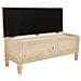 Sgabello Beige In Legno E Imbottita 120x43x48h - Foto miniatura 3