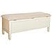 Sgabello Beige In Legno E Imbottita 120x43x48h - Foto miniatura 4
