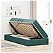 Letto con contenitore e materasso Verde Scuro 100 x 200 cm - Foto miniatura 4
