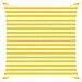 Vela da ombra solare Giallo e Bianco 2,5 x 2,5 m - Foto miniatura 1