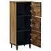 Mobile Alto Marrone 40 x 33,5 x 110 cm Legno di mango massello - Foto miniatura 2