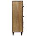 Mobile Alto Marrone 40 x 33,5 x 110 cm Legno di mango massello - Foto miniatura 4