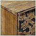 Mobile Alto Marrone 40 x 33,5 x 110 cm Legno di mango massello - Foto miniatura 6