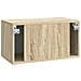 Mobile Porta TV da Muro Rovere Sonoma 59,5 x 31 x 30 cm - Foto miniatura 6