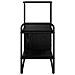 Tavolo consolle Rovere Nero 80 x 35 x 75 cm - Foto miniatura 5