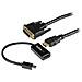 Kit di Connettività mDP a DVI - Convertitore attivo mini DisplayPort a HDMI con cavo HDMI a DVI da 1,8m - Foto miniatura 1
