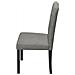 Sedie d Pranzo 4 pz Grigie in Tessuto - Foto miniatura 4