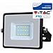 Faretti Led 10w Ip65 Samsung Slimline Nero Luce Calda 3000k V Tac Vt-10 424 - Foto miniatura 1