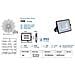 Faretti Led 10w Ip65 Samsung Slimline Nero Luce Calda 3000k V Tac Vt-10 424 - Foto miniatura 2