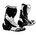 Stivale Scarpa Calzatura Pelle Moto Race Racing Sport Pista Tecnico Bianco 43 - Foto miniatura 1