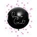 Partydeco - Palloncino Gigante Nero Boy Or Girl Coriandoli Rosa - Foto miniatura 1