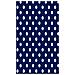 Tappeto Stampato Classic Dots 1 - Geometrico - Arredo - Antiscivolo - Da Soggiorno, Salotto, Camera - Blu, Bianco In Poliestere, Cotone, 60 X 100 Cm - Foto miniatura 1