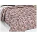 Copriletto Piquet Primavera Estate 100% Cotone Disegno Tropical Felce Matrimoniale Rosa - Foto miniatura 4