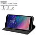 Custodia Compatibile Con Samsung Galaxy A6 Plus 2018 In Blu Scuro Marrone - Coperchio Protettiva Con Chiusura Magnetica, Funzione Stand E Tasca Per Le Carte - Foto miniatura 3