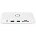 D31729 Replicatore Di Porte E Docking Station Per Notebook Bianco - Foto miniatura 2