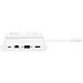 D31729 Replicatore Di Porte E Docking Station Per Notebook Bianco - Foto miniatura 3
